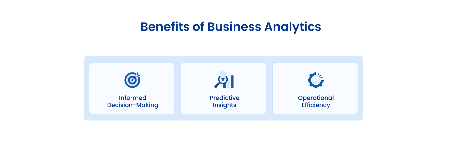 Key benefits of business analytics