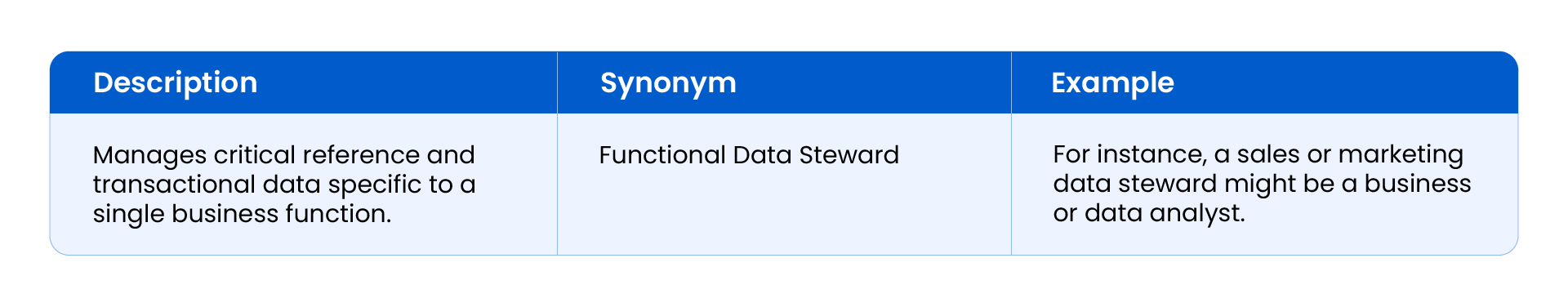 Business Data Steward Attributes