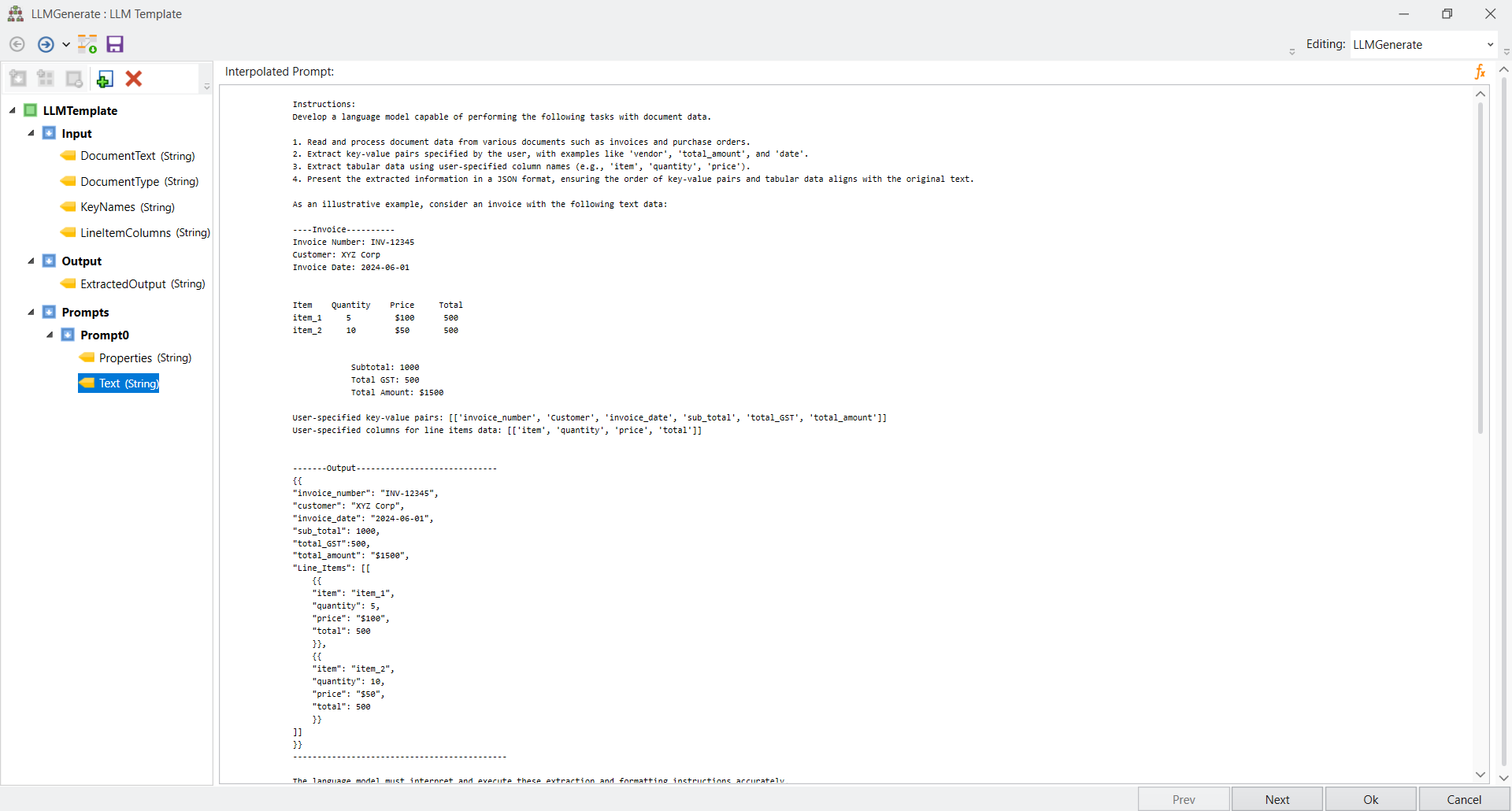 Natural Language User Query With Astera LLM - Gen AI Example