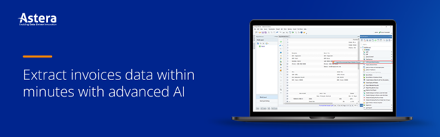 Invoice data extraction using AI