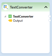 Text Converter object